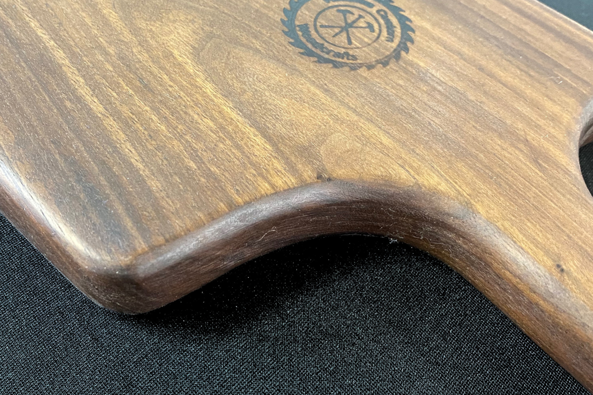 Live Edge Black Walnut Charcuterie Board — 6.25" x 26.5"