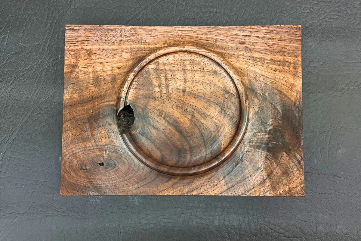 Walnut Candle Coaster