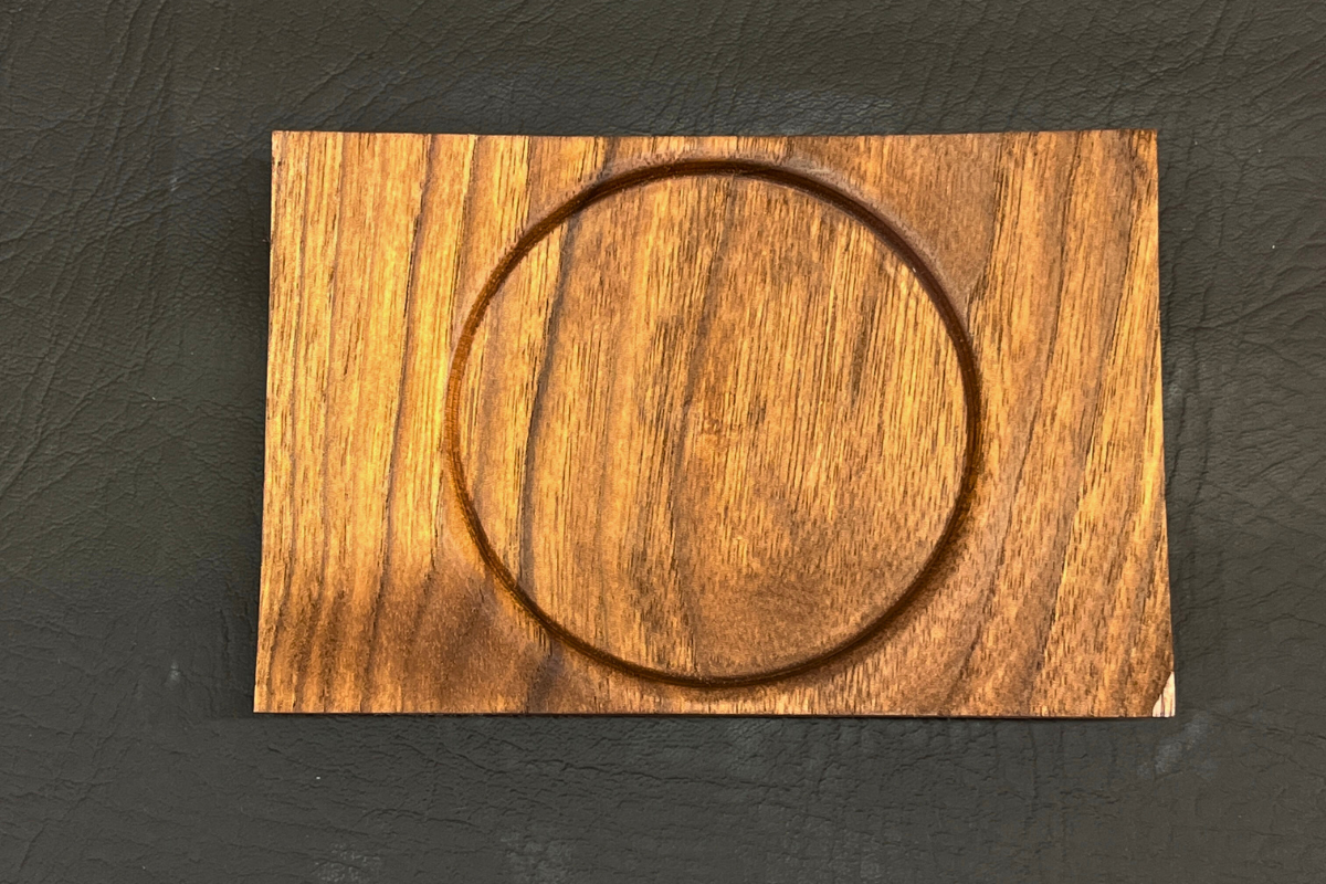 Walnut Candle Coaster