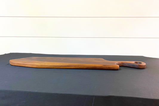 Live Edge Black Walnut Charcuterie Board — 6.25" x 26.5"