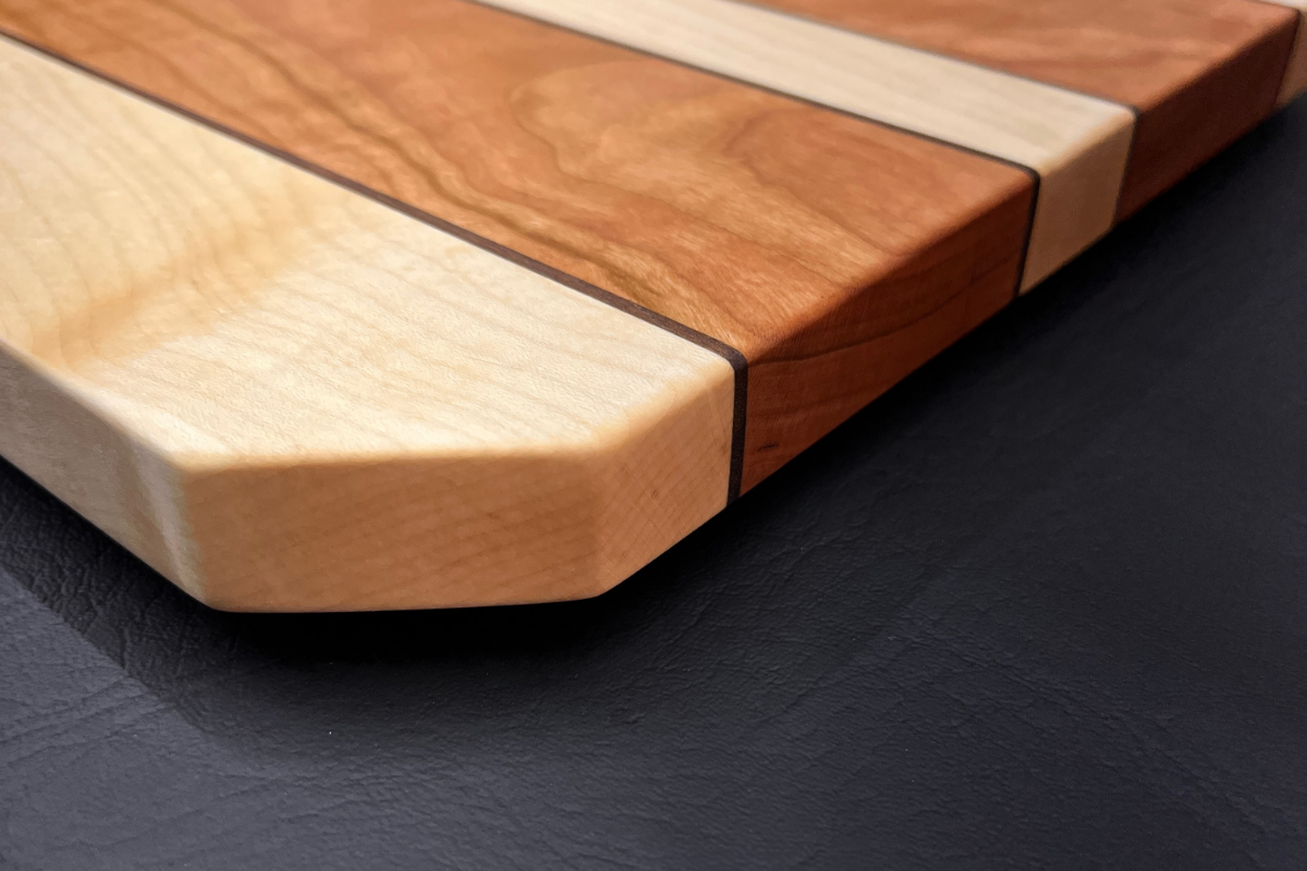 Cherry, Maple & Walnut Cutting Board 10.75" x 16" x .75"