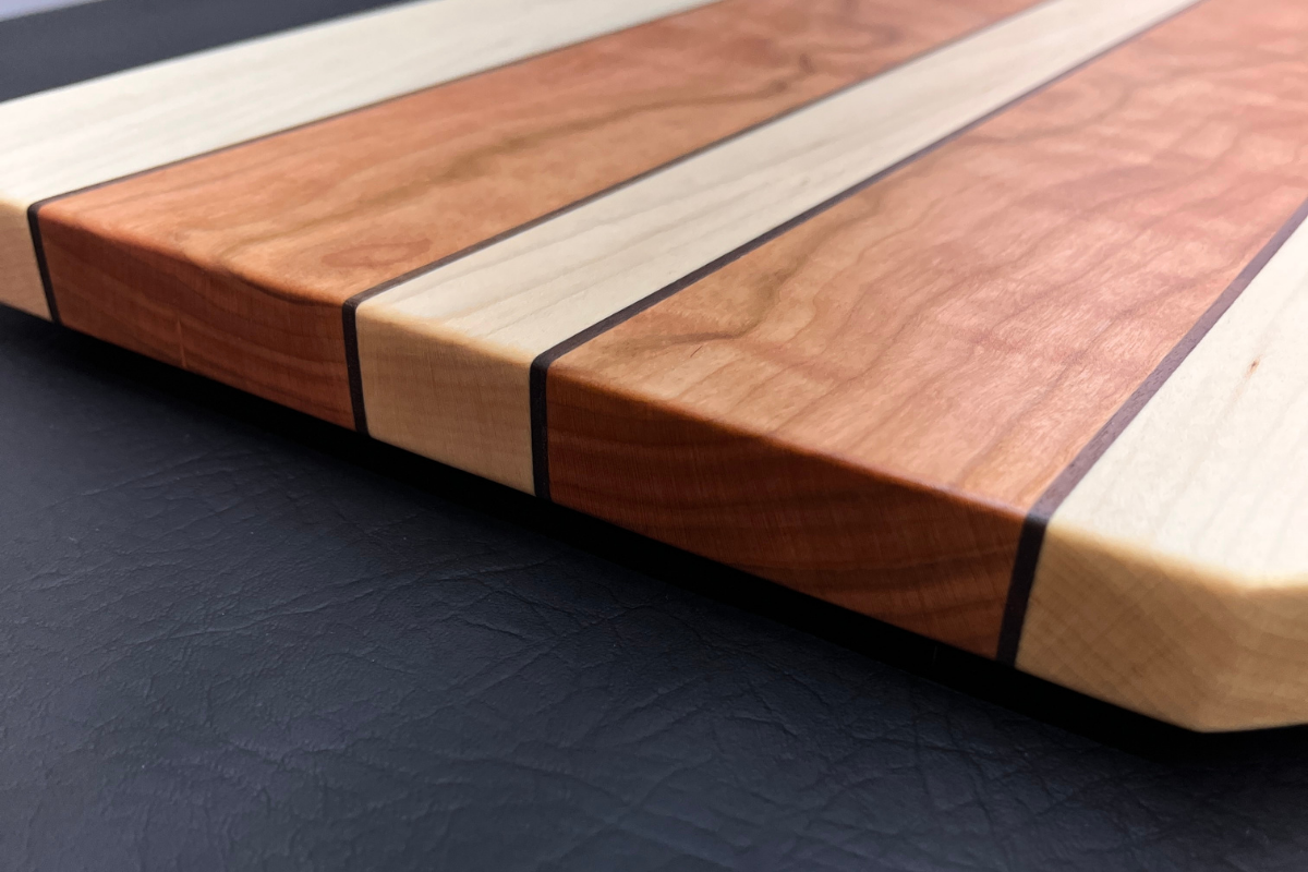 Cherry, Maple & Walnut Cutting Board 10.75" x 16" x .75"