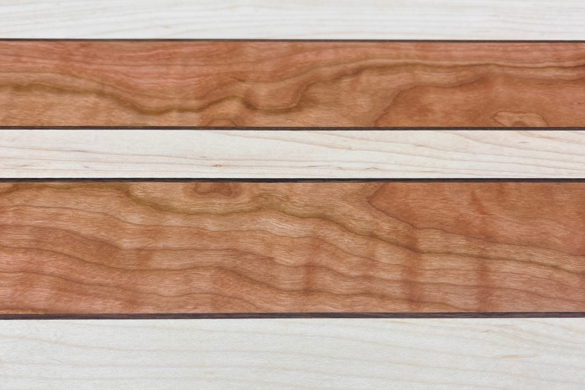 Cherry, Maple & Walnut Cutting Board 10.75" x 16" x .75"