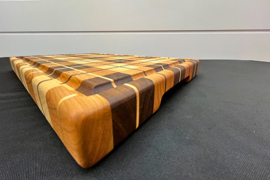 Maple, Cherry & Walnut Edge Grain Cutting Board 10.25" x 15.75" x 1.25"