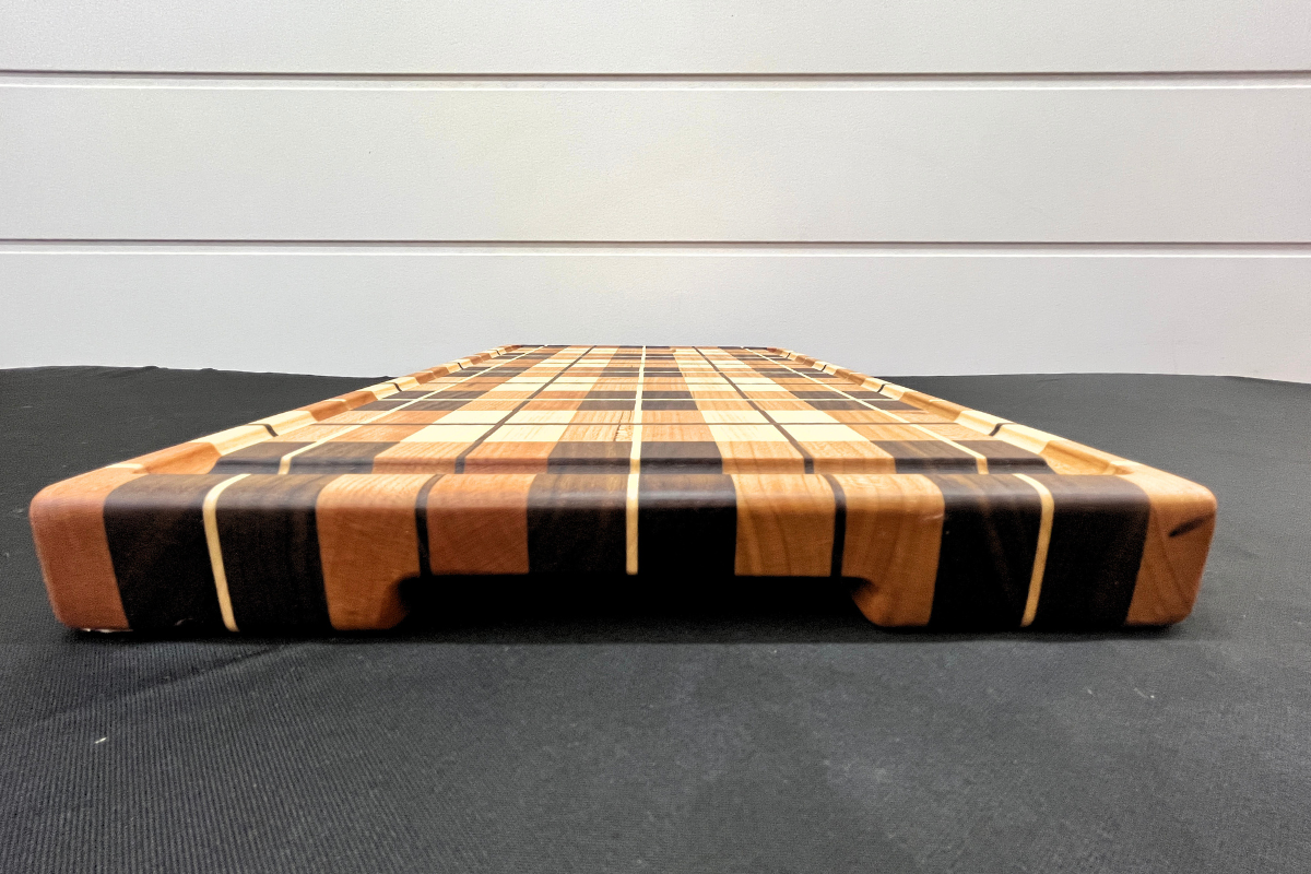 Maple, Cherry & Walnut Edge Grain Cutting Board 10.25" x 15.75" x 1.25"