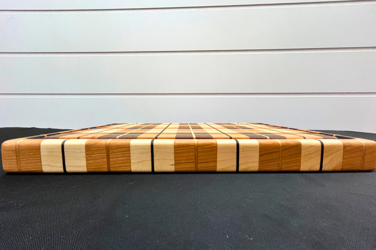 Maple, Cherry & Walnut Edge Grain Cutting Board 10.25" x 15.75" x 1.25"