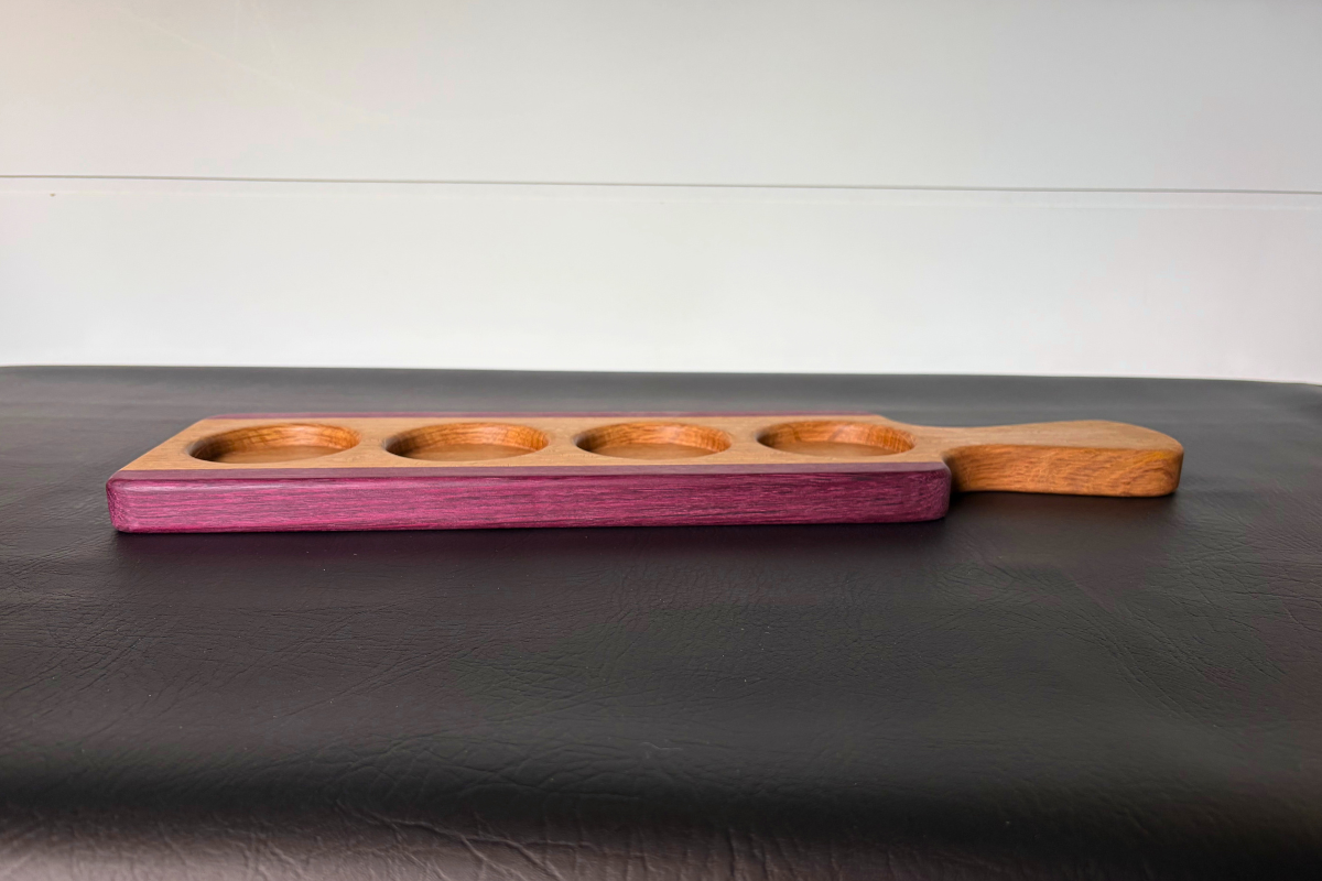 White Oak & Purple Heart Flight Board 5-3/4" x 20" x 1"