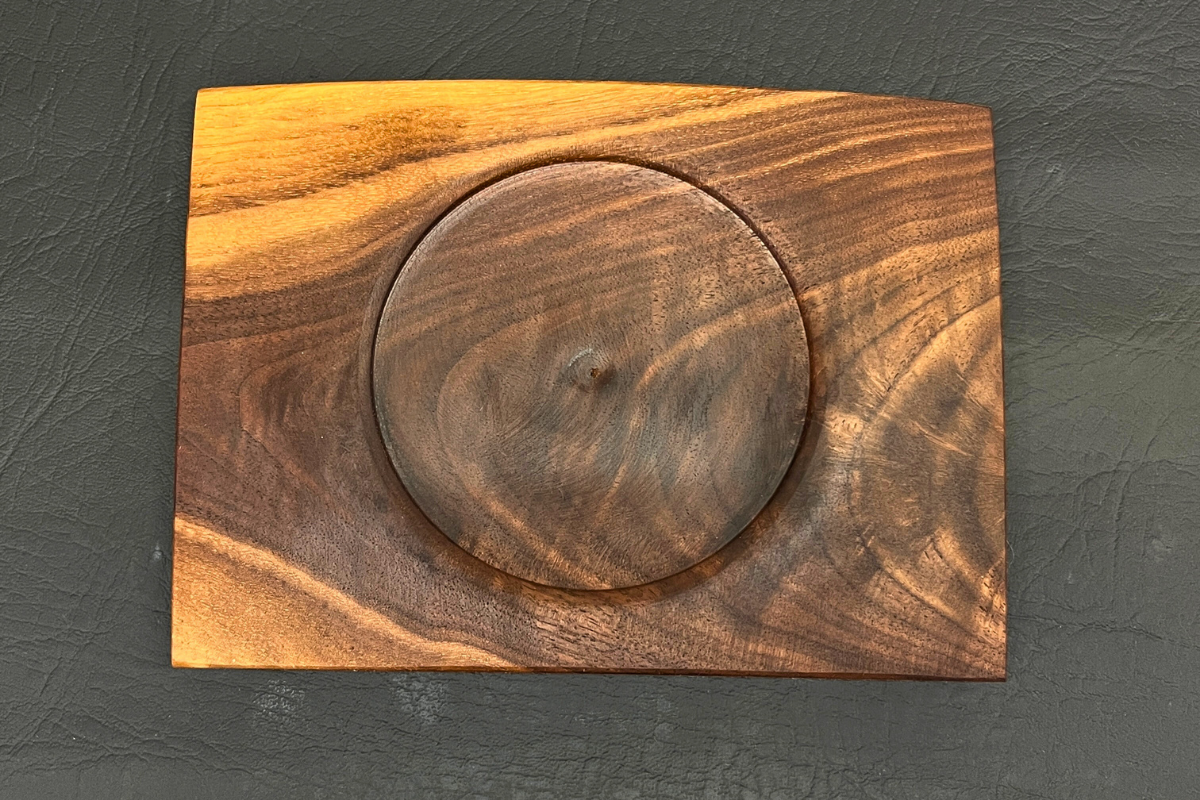 Walnut Candle Coaster