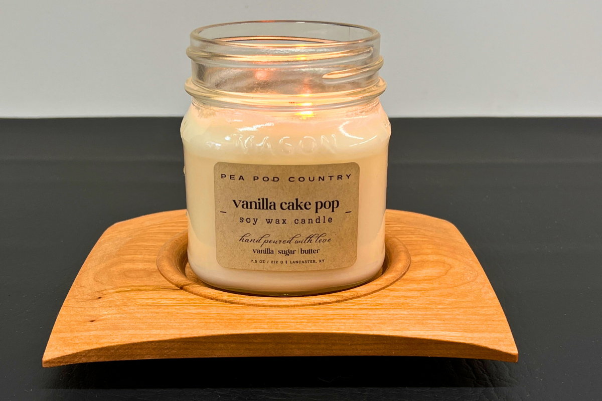 Cherry Candle Coaster