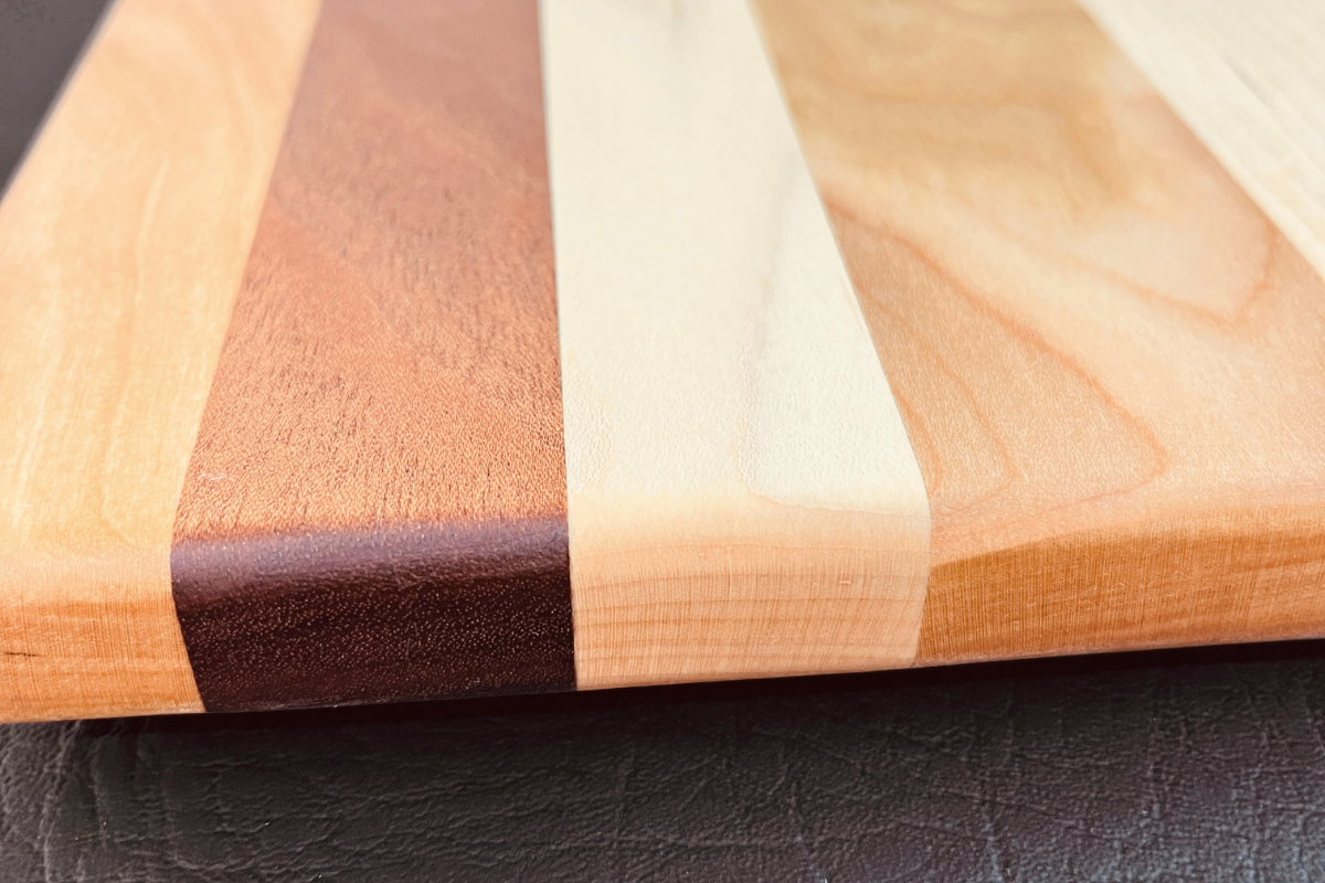 Maple, Tiama & Cherry Cheese Slicer 7" x 13" x 3/4"