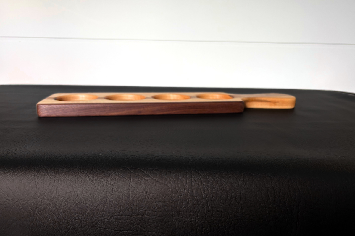 Curly Maple & Walnut Flight Board 5-1/4" x 20" x 7/8"