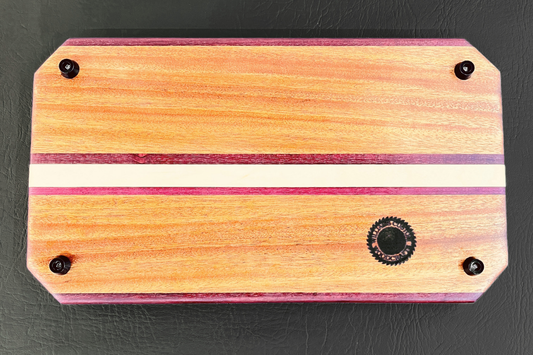 Tiama, Purple Heart & Maple Cutting Board 8.25" x 14.75" x .75"